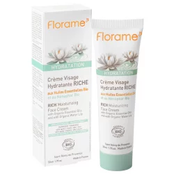 Reichhaltige BIO-Gesichtscreme Seerose - 50ml - Florame