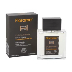 Eau de Toilette Bio für Männer Holzige Frische - 100ml - Florame