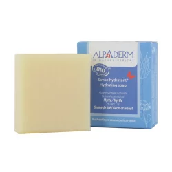 Savon hydratant BIO myrte & germe de blé - 100g - Alpaderm