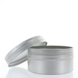 Boîte en aluminium 100ml avec couvercle à vis - 1 pièce - Aromadis