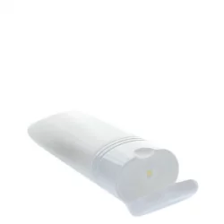 Tube Color ovale en plastique blanc 100ml avec bouchon à clip blanc - 1 pièce - Aromadis