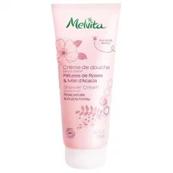 Crème de douche BIO pétales de rose & miel d'acacia - 200ml - Melvita