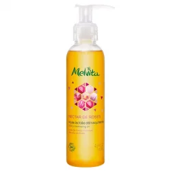 Milchiges BIO-Reinigungsöl Muskatrosenöl & Rosenblütenblätter - 145ml - Melvita Nectar de Roses