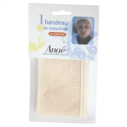 Bandeau de maquillage lavable en coton BIO - Anaé