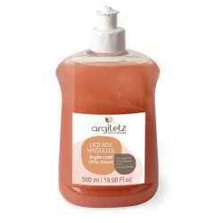 Geschirrspülmittel rosa Tonerde, Mandarin & Grapefruit - 500ml - Argiletz