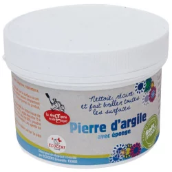 Pierre d'argile avec éponge - 500g - La droguerie écologique