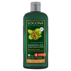 Shampooing reflets cheveux bruns à noirs BIO noisette - 250ml - Logona
