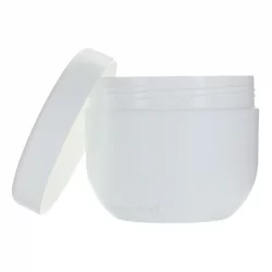 Pot en plastique blanc 250ml avec couvercle à vis - Aromadis