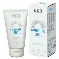 BIO-Sonnenmilch sensitiv Gesicht & Körper LSF 50 - 75ml - Eco Cosmetics