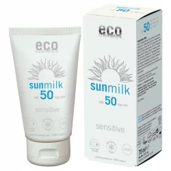 Lait solaire sensitive visage & corps BIO IP 50 - 75ml - Eco Cosmetics