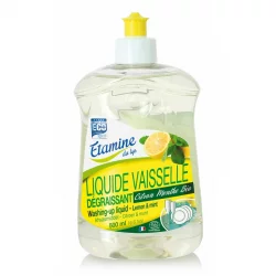 Liquide vaisselle dégraissant écologique citron & menthe - 500ml - Etamine du Lys