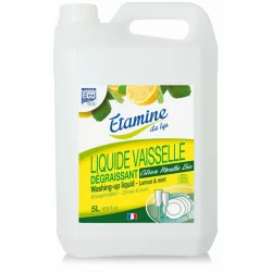 Liquide vaisselle dégraissant écologique citron & menthe - 5l Etamine du Lys