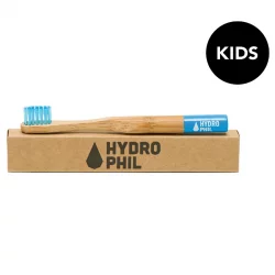Brosse à dents enfants en bambou Bleu Extra-Soft Nylon - 1 pièce - Hydrophil