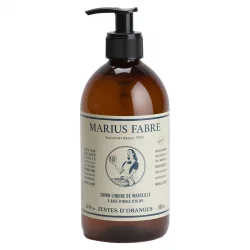 Savon liquide de Marseille aux zestes d'oranges - 500ml - Marius Fabre