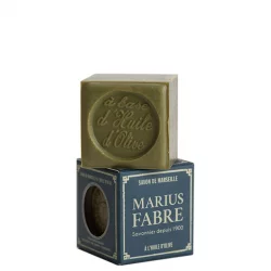Grüne Marseiller Seife mit Olivenöl - 100g - Marius Fabre Nature