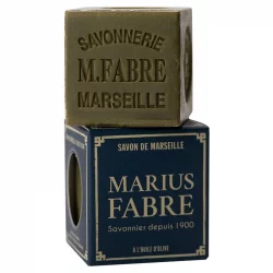 Savon de Marseille vert à l'huile d'olive - 200g - Marius Fabre