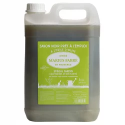 Flüssige Schwarze Seife Spezial Garten gebrauchsfertig - 5l - Marius Fabre