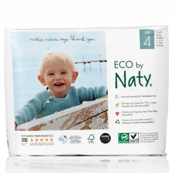 Culottes d’apprentissage écologiques Taille 4 Maxi/Maxi Plus 8-15 kg – 1 sac de 22 pièces – Naty