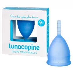 Coupe menstruelle bleue - Taille 1 - 1 pièce - Lunacopine