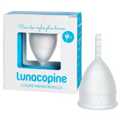 Coupe menstruelle transparente - Taille 1 - Lunacopine