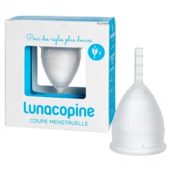 Menstruationstasse transparent - Grösse 1 - Lunacopine