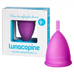 Coupe menstruelle violette - Taille 2 - 1 pièce - Lunacopine
