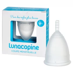 Menstruationstasse transparent - Grösse 2 - 1 Stück - Lunacopine