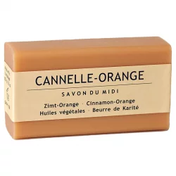 Savon au beurre de karité, cannelle & orange - 100g - Savon du Midi