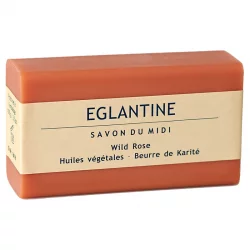 Savon au beurre de karité & églantine - 100g - Savon du Midi