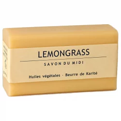 Savon au beurre de karité & lemongrass - 100g - Savon du Midi