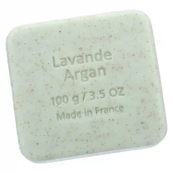 Savon exfoliant argan & lavande - 100g - Savon du Midi