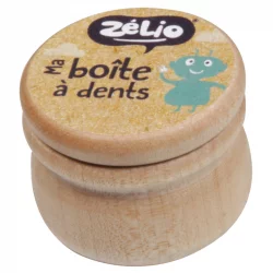 Boîte à dents en bois - Zébio