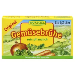 Bouillon de légumes avec levure BIO - 8 cubes - Rapunzel