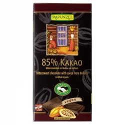 BIO-Bitterschokolade mit 85% Kakao - 80g - Rapunzel