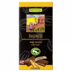 Chocolat noir au gingembre BIO - 80g - Rapunzel