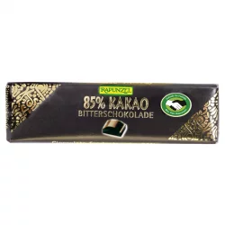 Barre au chocolat noir 85% de cacao BIO - 20g - Rapunzel