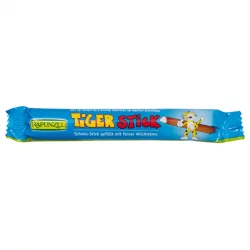 Stick de chocolat au lait fourré à la crème Tiger BIO - 22g - Rapunzel