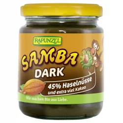 Pâte à tartiner aux noisettes & au cacao Samba Dark BIO - 250g - Rapunzel