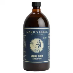Flüssige Schwarze Seife mit Olivenöl - 1l - Marius Fabre