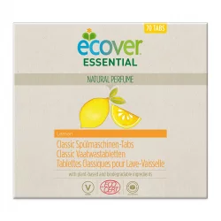 Tablettes classiques lave-vaisselle citron écologiques - 1,4kg - Ecover