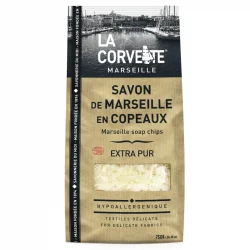 Copeaux de savon de Marseille blanc extra pur - 750g - La Corvette