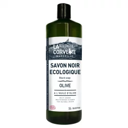 Savon noir liquide à l'huile d'olive - 1l - La Corvette