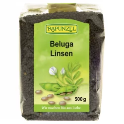 Beluga BIO-Linsen schwarz - 500g - Rapunzel