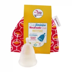 Coupe menstruelle pochette rose - Taille 1 - 1 pièce - Lamazuna