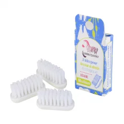 Recharge 3 têtes de brosse à dents Medium Nylon - 3 pièces - Lamazuna