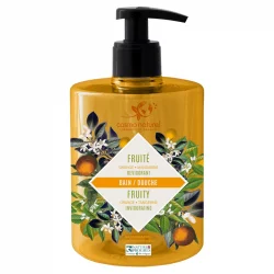 Bain & douche fruité BIO mandarine & orange - 500ml - Cosmo Naturel