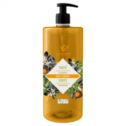 Bain & douche fruité BIO mandarine & orange - 1l - Cosmo Naturel