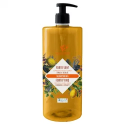 Shampooing fortifiant BIO quinquina, sauge & citron - 1l - Cosmo Naturel