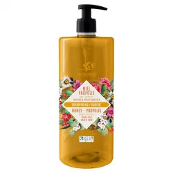 Shampooing & douche BIO miel & propolis - 1l - Cosmo Naturel