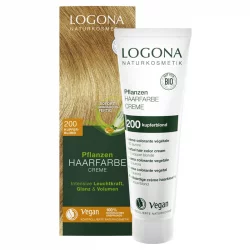 BIO-Pflanzen-Haarfarbe Creme 200 Kupferblond - 150ml - Logona